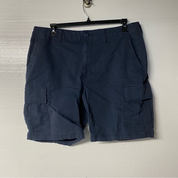 Old Navy Other - Old Navy Shorts Men 38 Blue Cargo Built in Flex Cotton Spandex High Rise Fit 9 “
